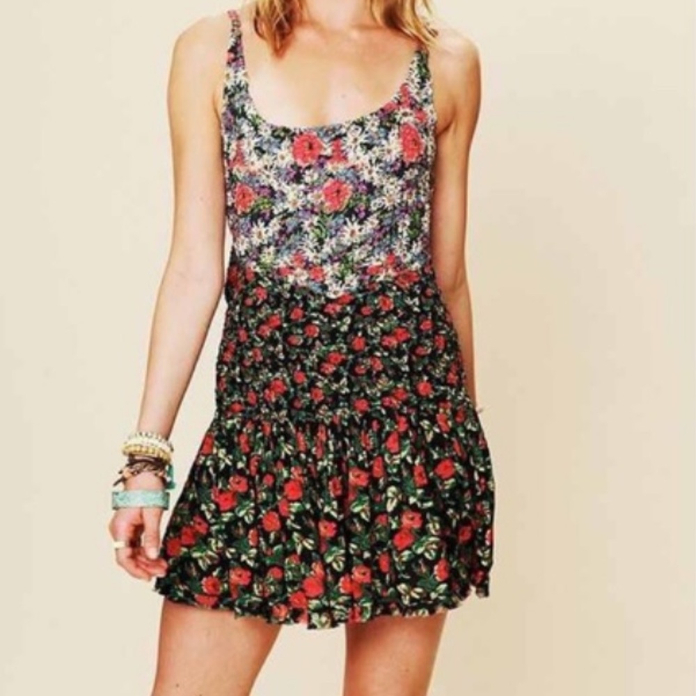 Free People English Garden Mini Dress